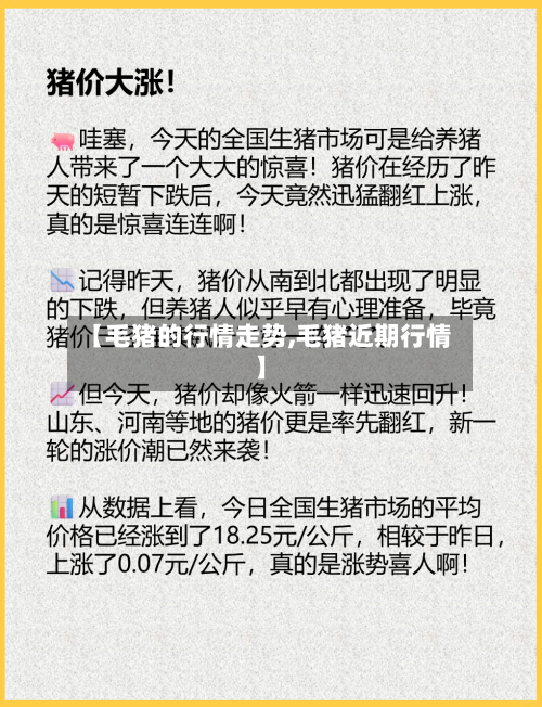 【毛猪的行情走势,毛猪近期行情】