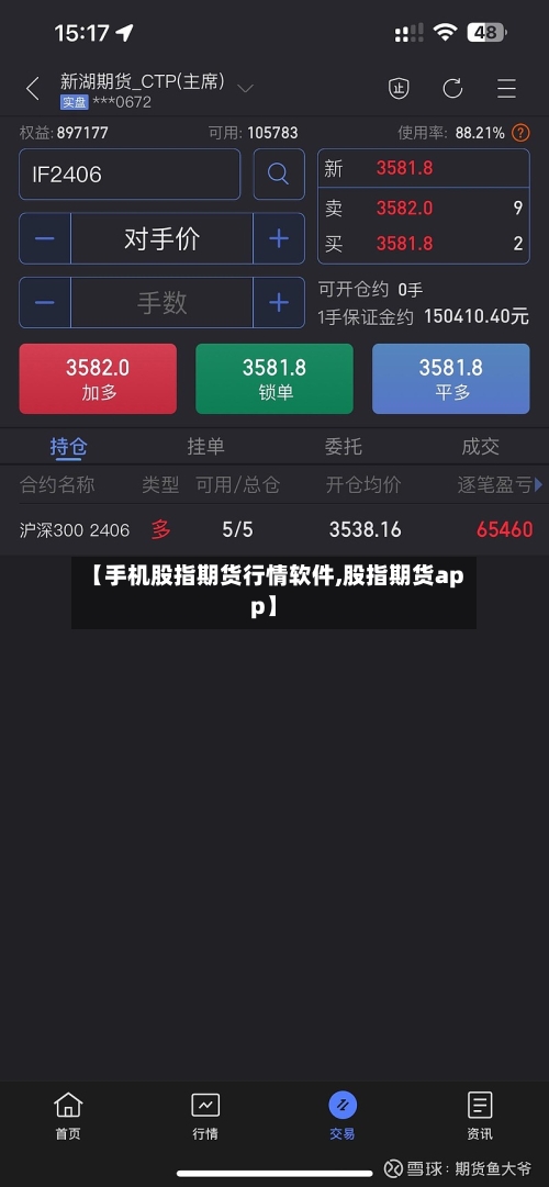 【手机股指期货行情软件,股指期货app】