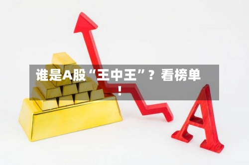 谁是A股“王中王	”？看榜单！-第2张图片
