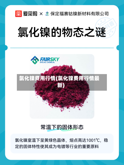 氯化镍费用行情(氯化镍费用行情最新)