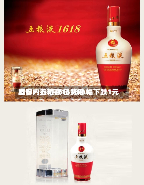 酒价内参5月6日费用发布：五粮液1618小幅下跌1元