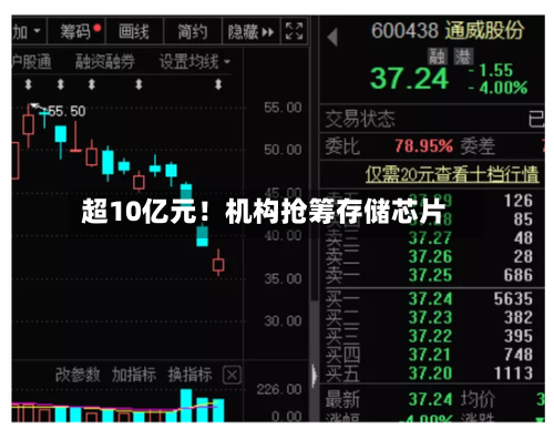 超10亿元！机构抢筹存储芯片