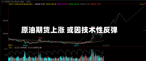 原油期货上涨 或因技术性反弹