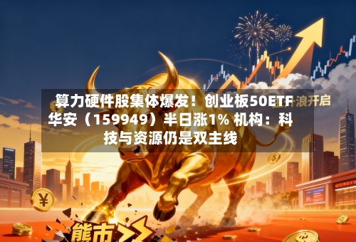 算力硬件股集体爆发！创业板50ETF华安（159949）半日涨1% 机构：科技与资源仍是双主线