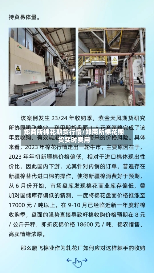 郑商所棉花期货行情/郑商所棉花期货实时费用