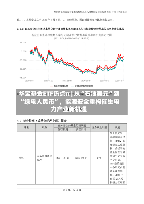 华宝基金ETF热点π | 从“石油美元”到“绿电人民币”，能源安全重构催生电力产业新机遇