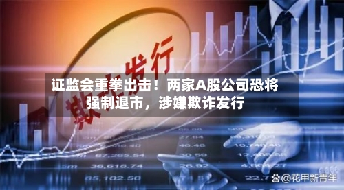 证监会重拳出击！两家A股公司恐将强制退市	，涉嫌欺诈发行-第3张图片