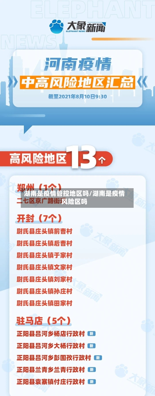 湖南是疫情管控地区吗/湖南是疫情风险区吗-第2张图片