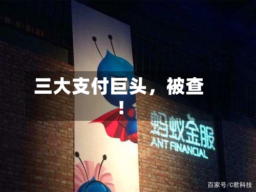 三大支付巨头	，被查！-第2张图片