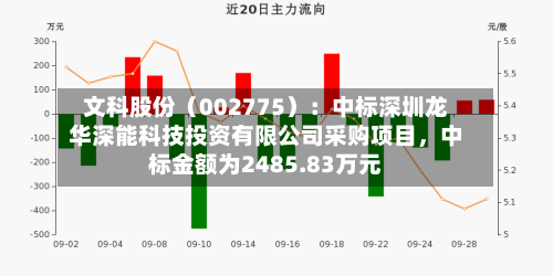 文科股份（002775）：中标深圳龙华深能科技投资有限公司采购项目，中标金额为2485.83万元-第2张图片