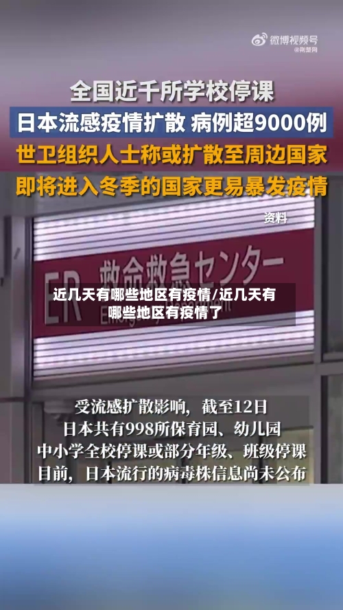 近几天有哪些地区有疫情/近几天有哪些地区有疫情了
