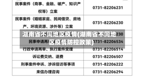 湖南省不同地区疫情(湖南省不同地区疫情防控政策)-第2张图片