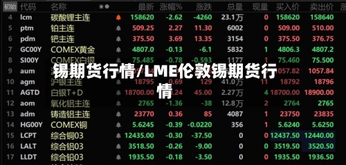 锡期货行情/LME伦敦锡期货行情-第3张图片