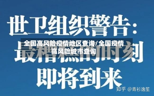 全国高风险疫情地区查询/全国疫情高风险城市查询