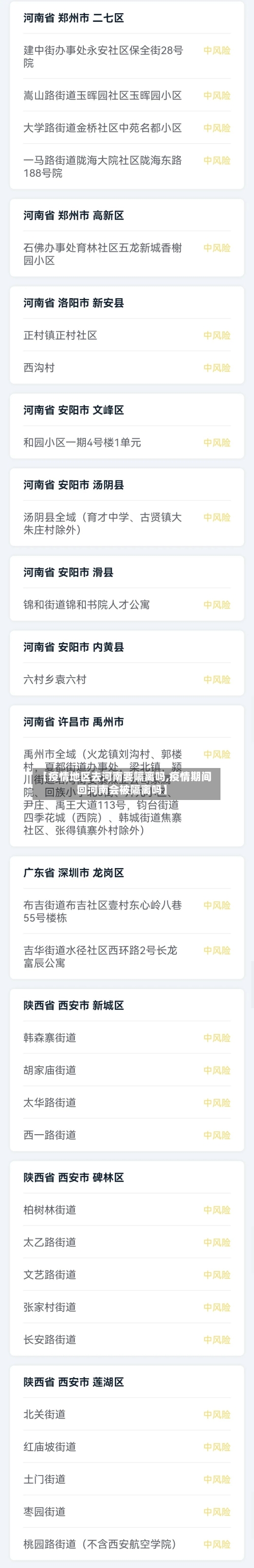 【疫情地区去河南要隔离吗,疫情期间回河南会被隔离吗】-第3张图片