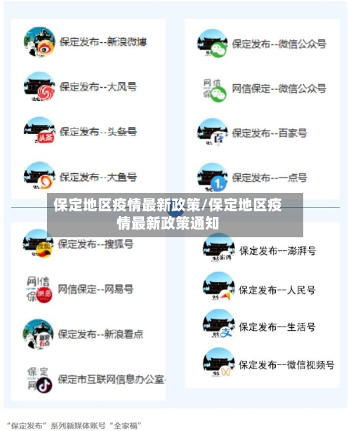 保定地区疫情最新政策/保定地区疫情最新政策通知