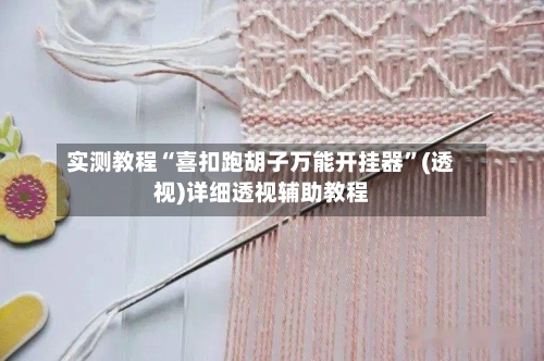 实测教程“喜扣跑胡子万能开挂器”(透视)详细透视辅助教程-第3张图片