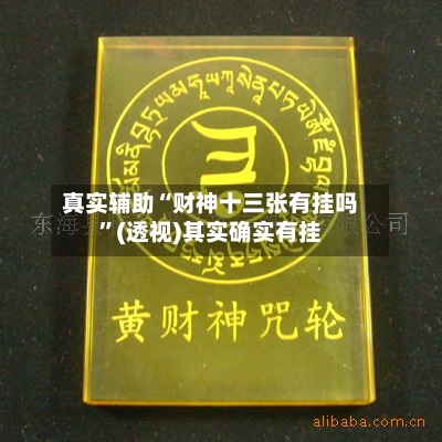 真实辅助“财神十三张有挂吗”(透视)其实确实有挂-第2张图片