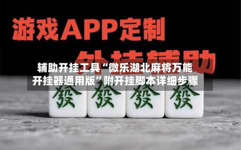 辅助开挂工具“微乐湖北麻将万能开挂器通用版”附开挂脚本详细步骤-第3张图片
