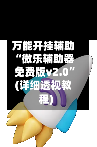 万能开挂辅助“微乐辅助器免费版v2.0	”(详细透视教程)-第3张图片
