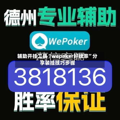 辅助开挂工具“wepoker好牌率”分享装挂技巧步骤-第2张图片