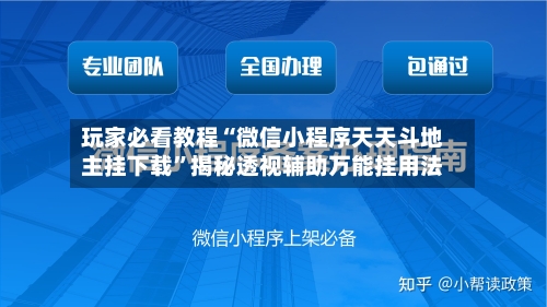 玩家必看教程“微信小程序天天斗地主挂下载”揭秘透视辅助万能挂用法-第2张图片