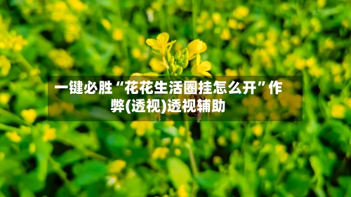 一键必胜“花花生活圈挂怎么开”作弊(透视)透视辅助-第3张图片
