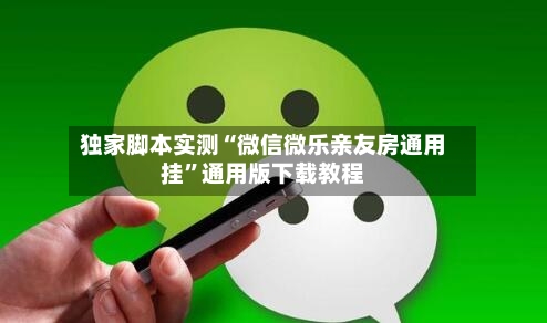 独家脚本实测“微信微乐亲友房通用挂”通用版下载教程-第2张图片