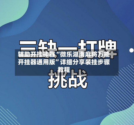 辅助开挂神器“微乐湖南麻将万能开挂器通用版”详细分享装挂步骤教程-第3张图片