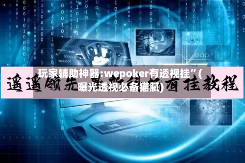 玩家辅助神器:wepoker有透视挂”(曝光透视必备猫腻)-第2张图片