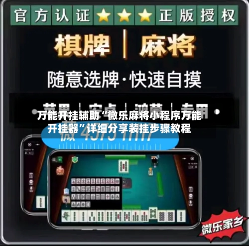 万能开挂辅助“微乐麻将小程序万能开挂器	”详细分享装挂步骤教程-第2张图片