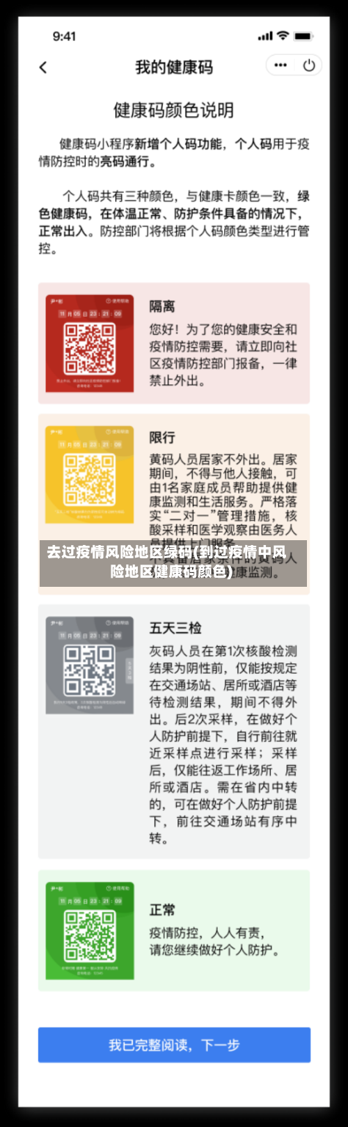 去过疫情风险地区绿码(到过疫情中风险地区健康码颜色)