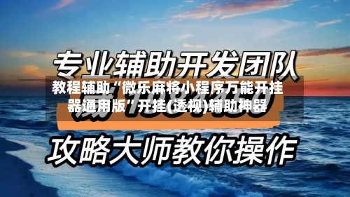 教程辅助“微乐麻将小程序万能开挂器通用版”开挂(透视)辅助神器-第2张图片