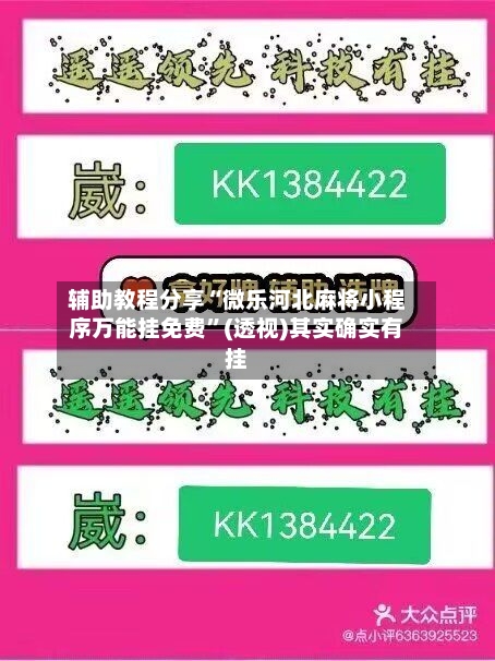 辅助教程分享“微乐河北麻将小程序万能挂免费	”(透视)其实确实有挂-第2张图片