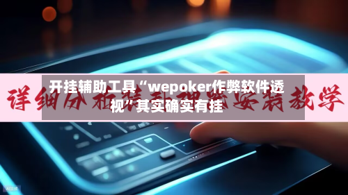 开挂辅助工具“wepoker作弊软件透视”其实确实有挂-第3张图片