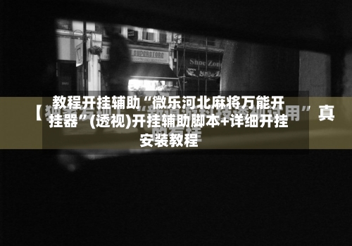 教程开挂辅助“微乐河北麻将万能开挂器”(透视)开挂辅助脚本+详细开挂安装教程-第2张图片