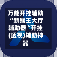 万能开挂辅助“新猴王大厅辅助器“开挂(透视)辅助神器-第3张图片