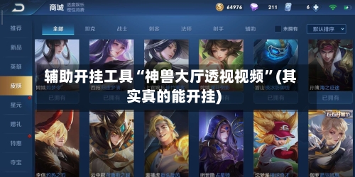 辅助开挂工具“神兽大厅透视视频”(其实真的能开挂)-第2张图片