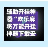 辅助开挂神器“欢乐麻将万能开挂神器下载安装”(原来确实是有插件)-第2张图片
