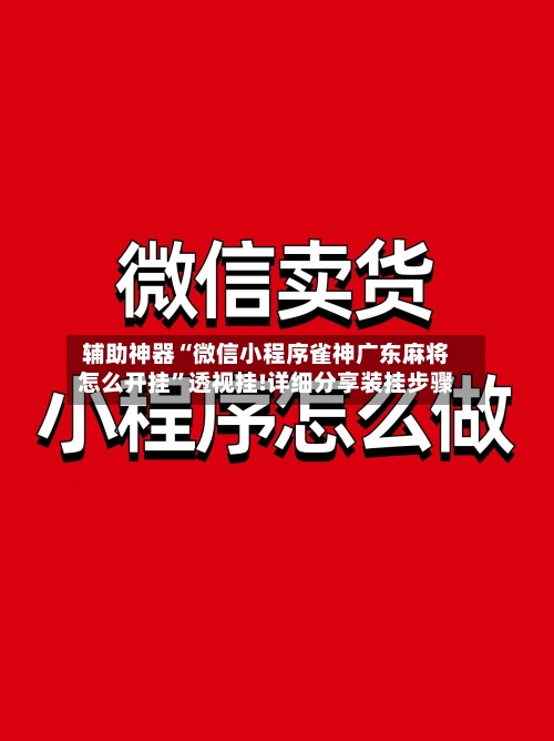 辅助神器“微信小程序雀神广东麻将怎么开挂”透视挂!详细分享装挂步骤-第3张图片