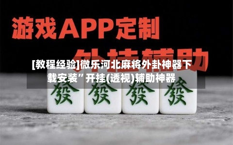 [教程经验]微乐河北麻将外卦神器下载安装”开挂(透视)辅助神器-第2张图片