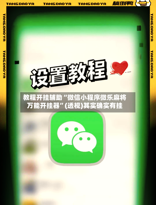 教程开挂辅助“微信小程序微乐麻将万能开挂器”(透视)其实确实有挂-第3张图片