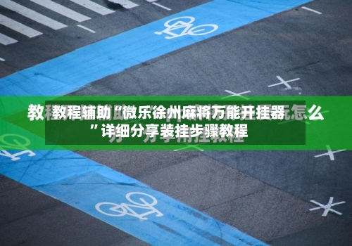 教程辅助“微乐徐州麻将万能开挂器”详细分享装挂步骤教程-第2张图片