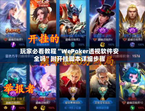 玩家必看教程“WePoker透视软件安全吗”附开挂脚本详细步骤-第3张图片
