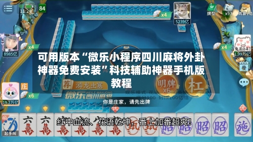 可用版本“微乐小程序四川麻将外卦神器免费安装”科技辅助神器手机版教程-第3张图片