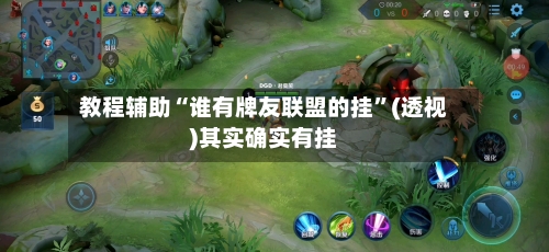 教程辅助“谁有牌友联盟的挂”(透视)其实确实有挂-第3张图片