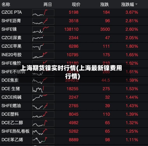 上海期货镍实时行情(上海最新镍费用行情)-第3张图片