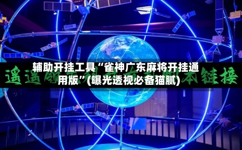 辅助开挂工具“雀神广东麻将开挂通用版”(曝光透视必备猫腻)-第3张图片