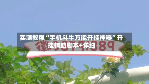 实测教程“手机斗牛万能开挂神器”开挂辅助脚本+详细