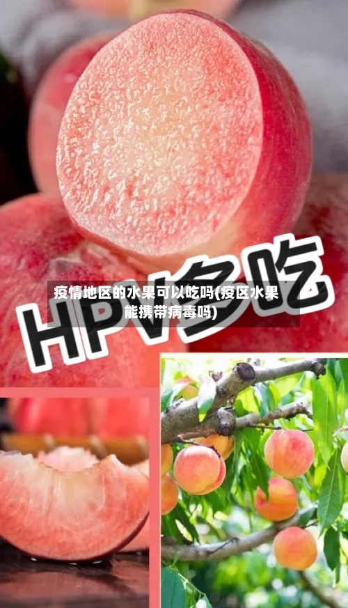 疫情地区的水果可以吃吗(疫区水果能携带病毒吗)
